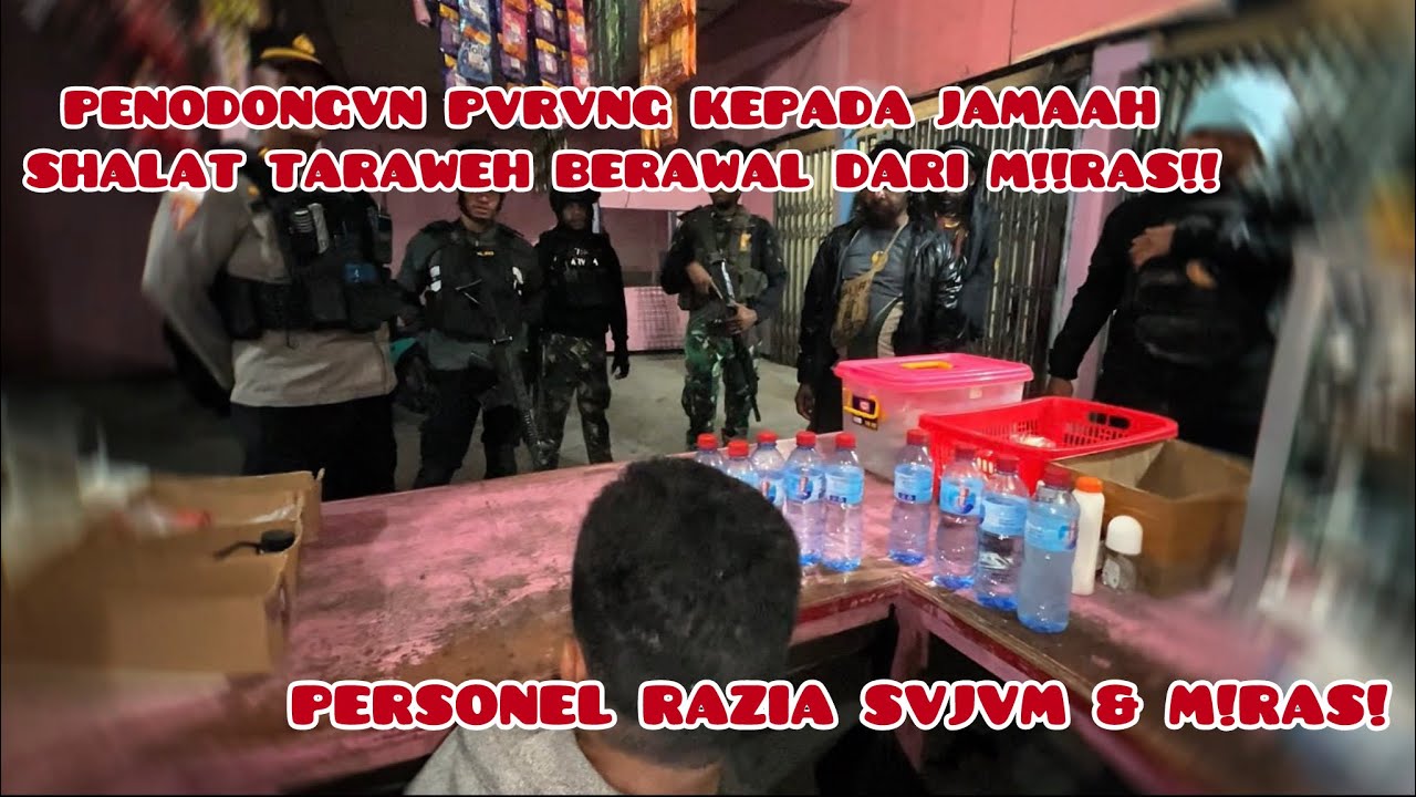 BULAN SUCI RAMADHAN! PERSONEL BERANTAS MIRAS DAN RAZIA SAJAM