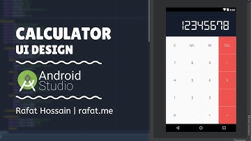 Calculator UI Design Tutorial | Android Studio | Shoutlab Studios | Bangladesh