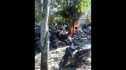 Thumbnail of Heboh Di Sekolah Motor Terbakar Jadi Arang