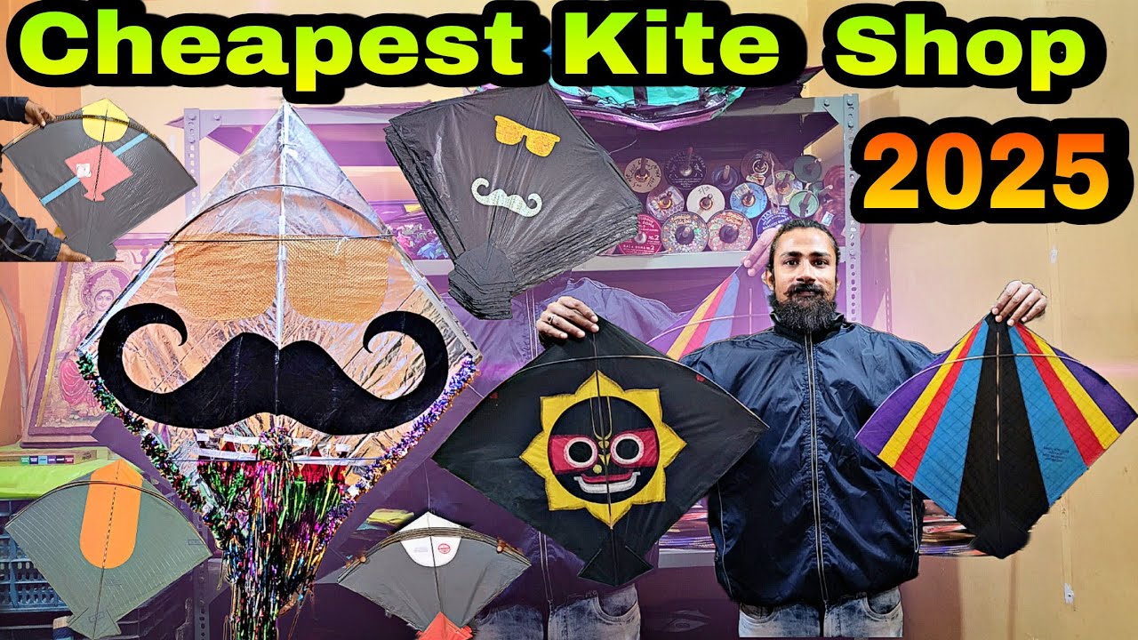 kolkata Cheapest Kite Market 2025 || Sankranti Special Kite & Manjha Available || Pritam Kite Shop