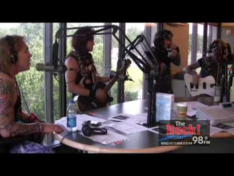 Steel Panther Live on The Johnny Dare Morning Show - "Fat Girl"