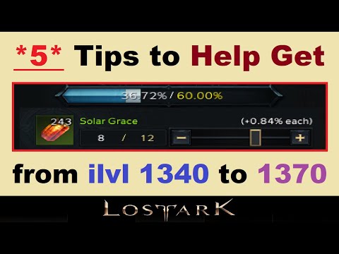 *5* Tips to Help Get from ~1340 to 1370~ in Lost Ark!.. (Lost Ark Gear Honing & Enhancement Guide)