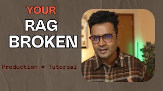 Your RAG Is Broken — Production RAG Architecture Nobody Teaches (2026)