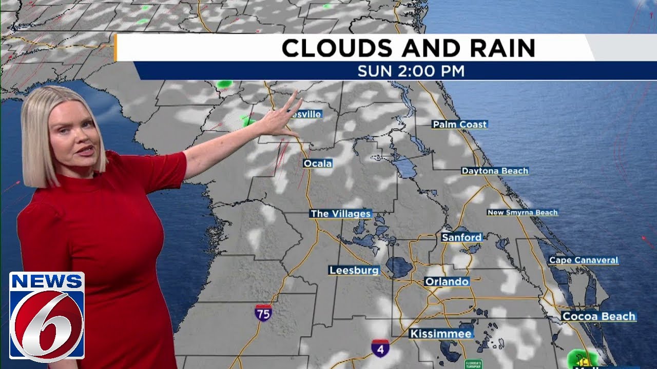 Low rain chances, feels like triple digits in Central Florida - YouTube