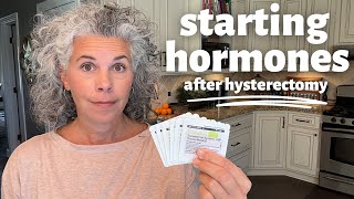 I Started HRT (Hormone Replacement)...Estradiol Patch for Hormones After Hysterectomy