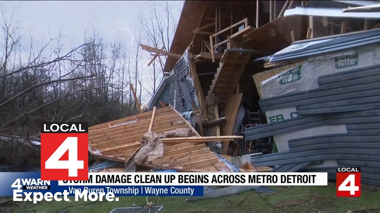 Van Buren Township family reels after property hit by powerful storms