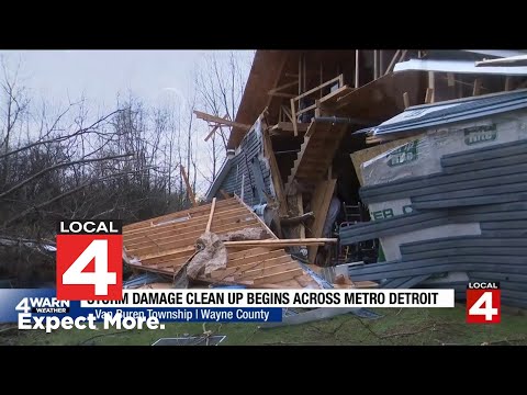 Van Buren Township family reels after property hit by powerful storms