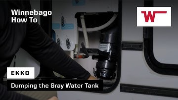 Winnebago How to EKKO: Dumping the Gray Water Tank