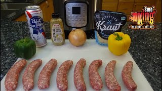 Beer Brats in the Instant Pot