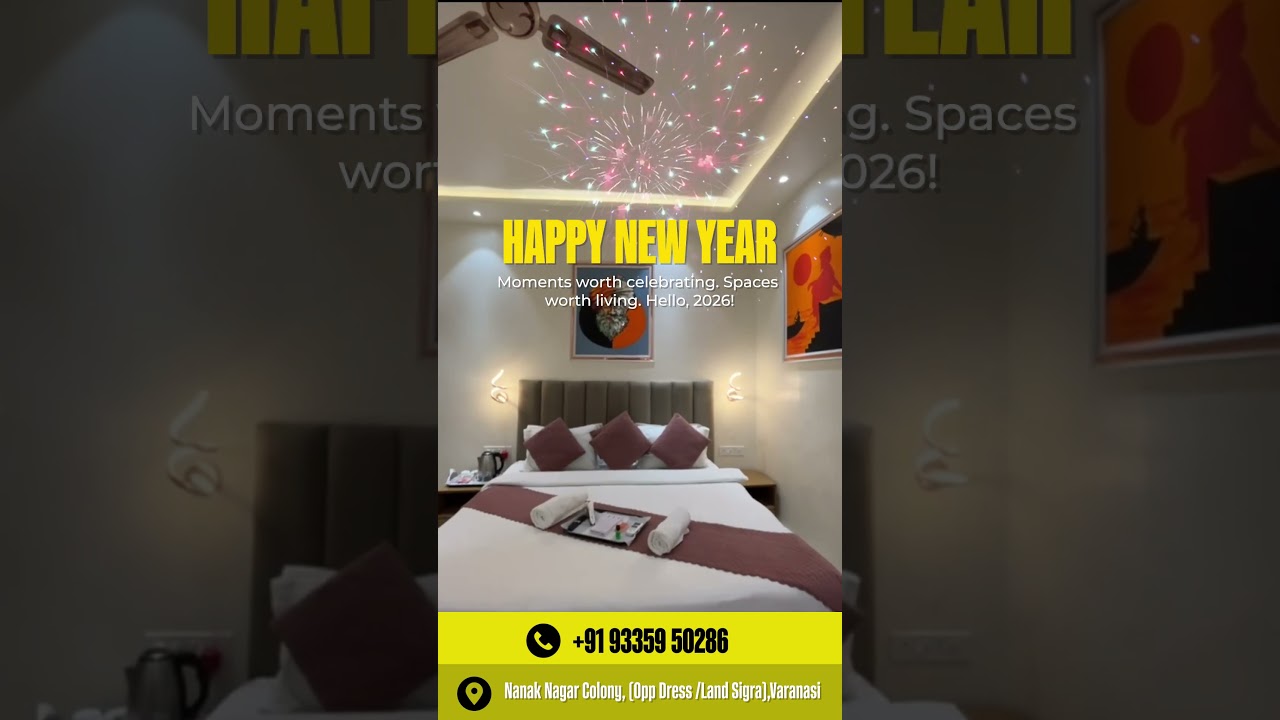 Welcome 2026 in Style | The Banaras Inn – Best Hotel in Varanasi 🎊✨