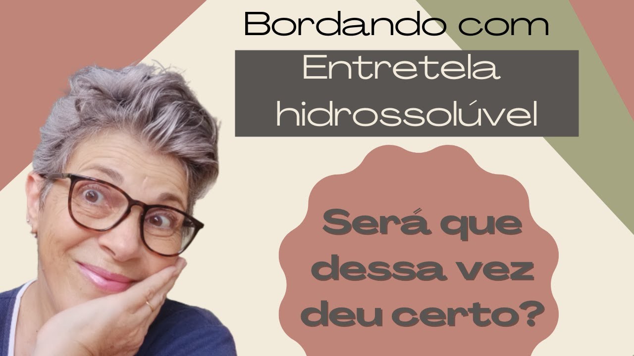 BORDANDO CAMISETA COM A ENTRETELA HIDROSSOLÚVEL