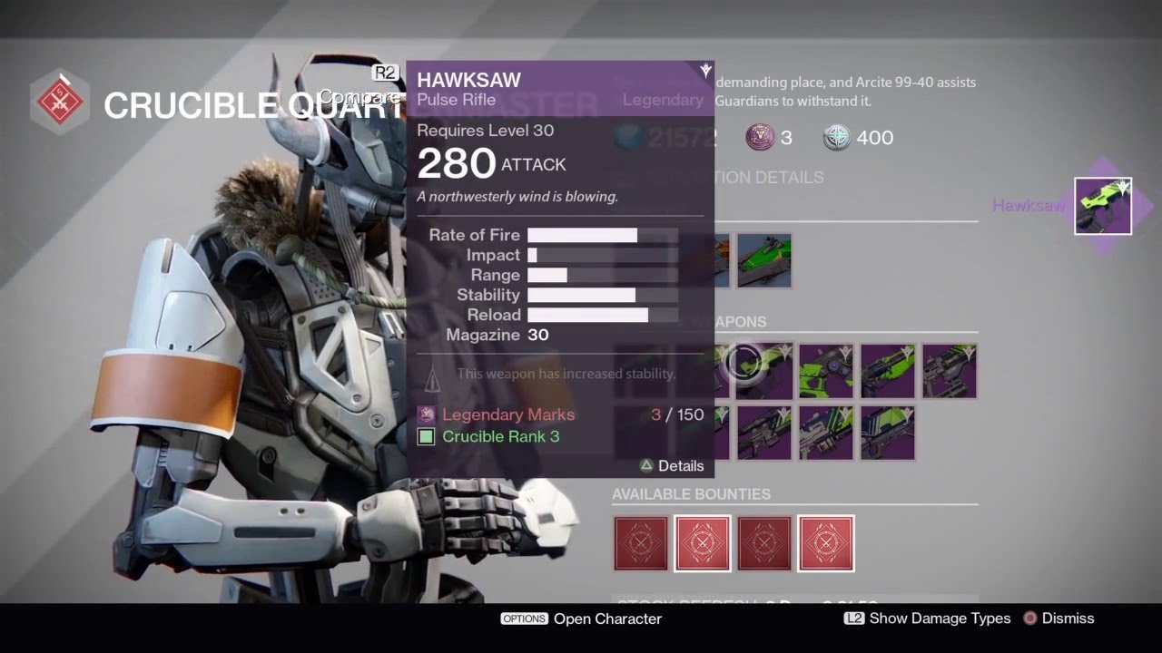 Arcite 99-40 Soundbite - Guns! (Crucible Quartermaster - Hawksaw Purchase)