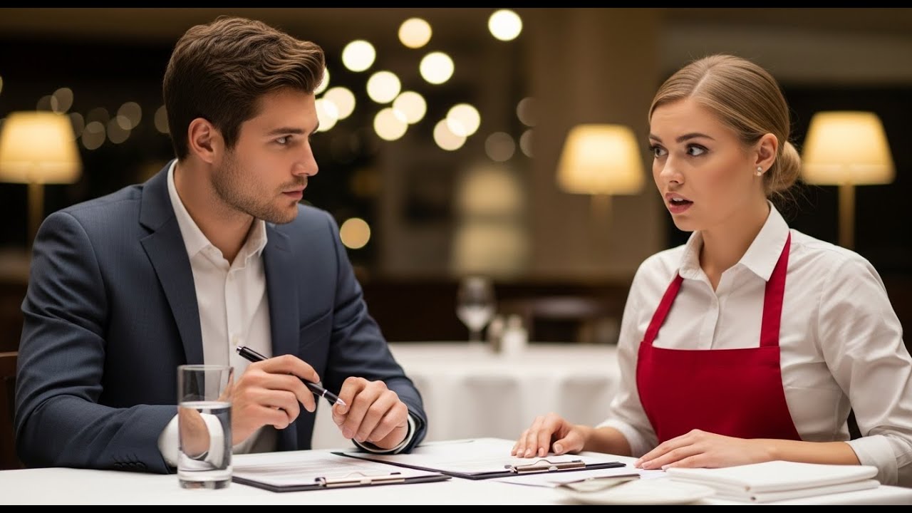 LE MILLIARDAIRE SE MOQUE: IL DEMANDE CONSEIL À LA SERVEUSE, MAIS ELLE LE LAISSE SANS VOIX!