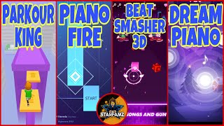 ParkourKing/NoNoNo VS PianoFire/CoffinDance VS BeatSmasher/Fresh VS DreamPiano/HomeSweetHome..!! screenshot 5