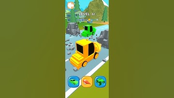 Shape Transform & Shifting All level Android iOS game 🎯🎮 #runner #car #cargame #game #shape