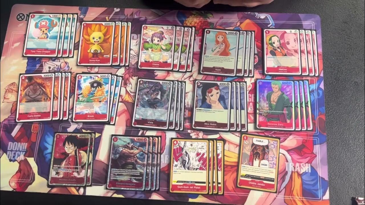 One Piece TCG UNDEFEATED “zoro” op02 deck list 200 from the best in