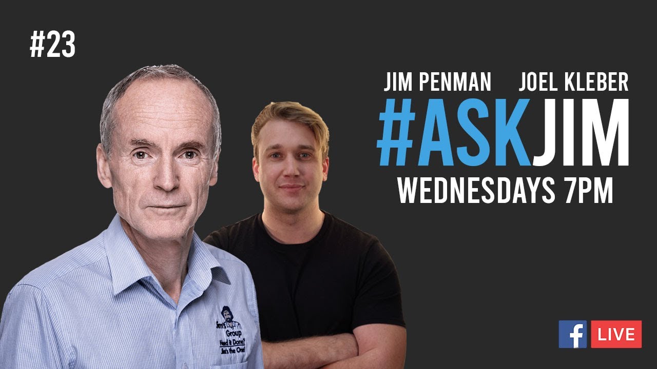 #ASKJIM Episode 23 with Jim Penman + Tony Gale from Jim's Financial Services #ASKJIM Episode 23 with Jim Penman + Tony Gale from Jim's Financial Services