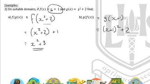 LHS Higher Mathematics - Functions and Graphs 2 - Composite Functions
