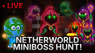 GRINDING NETHERWORLD MINIBOSS HUNT EVENT! | Pixel Worlds LIVE