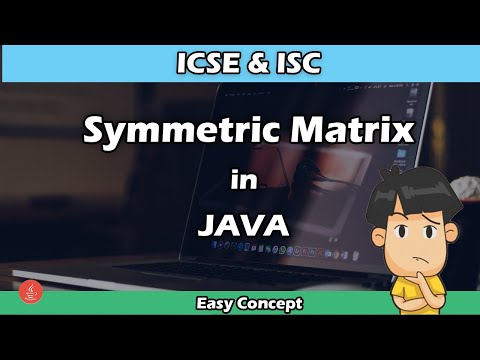 Symmetric Matrix in JAVA || WAP to check if a matrix is symmetric or not || BluejCode