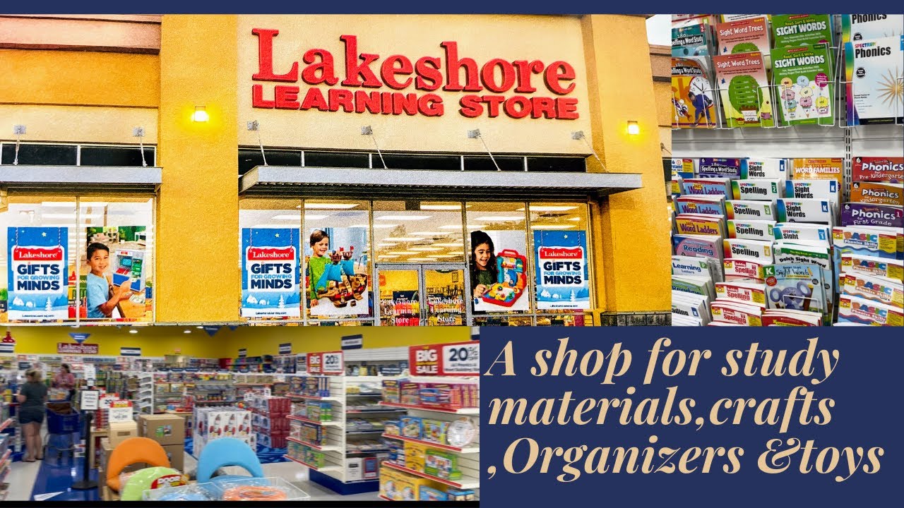 Lakeshore Learning Center-Educational Products, Supplies ,Décor &Toys Lakshore Haul | Lakeshore Tour - YouTube