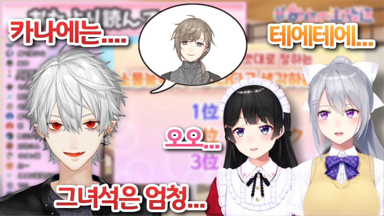 쿠즈하의 한마디를 듣고 카나에에 대한 평가가 올라간 미토와 카에데