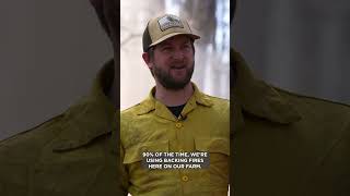 Backing & Heading Prescribed Fire #shorts