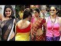 Keerthi Suresh Hot Moments in saree