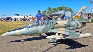 XXXL 70KG L-39 RC TURBINE SCALE JET MODEL FLIGHT DEMONSTRATION