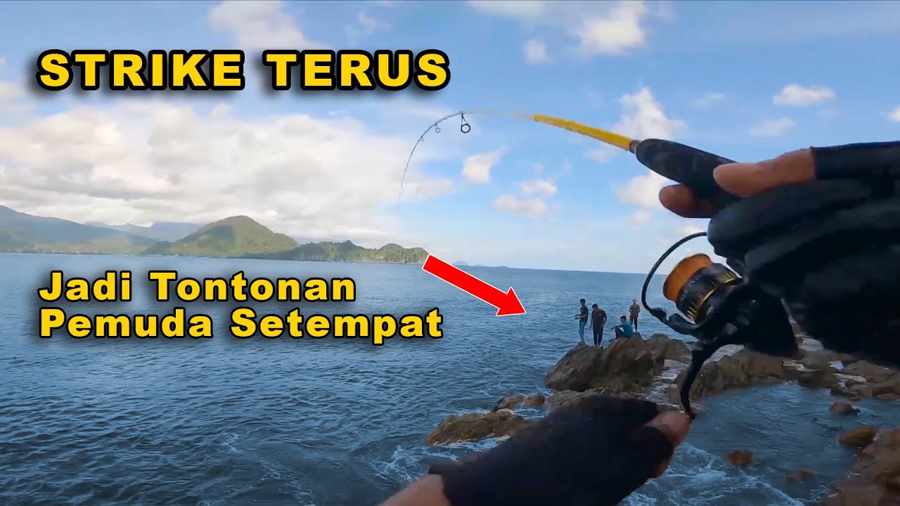 Strike Terus, Jadi Tontonan Pemuda Setempat, Mancing Camping 2023