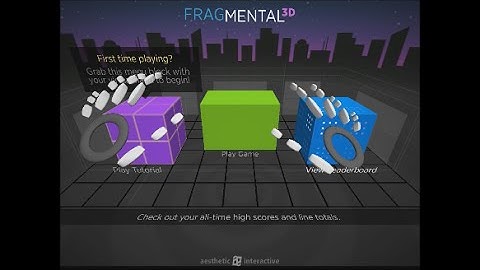 Leap Motion: 3D Tetris and Block Cities!