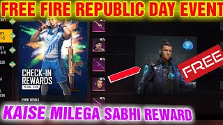 Free Fire Republic Day Full Event | Free Corono Character in Free Fire Free Play Gamer screenshot 5