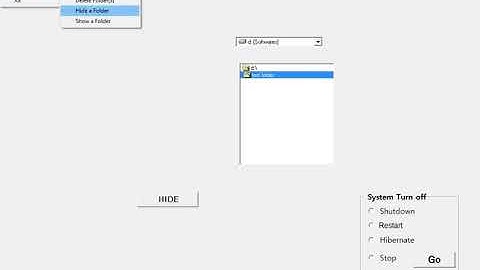 Simple project for folder creation in Visual Basic vb6.0 HD