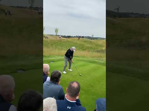 Ernie Els golf swing. Hitting fairway wood at the JCB Championship #golf #golfswing