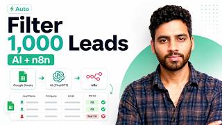 How I Use AI + n8n to Filter 1,000 Leads Automatically