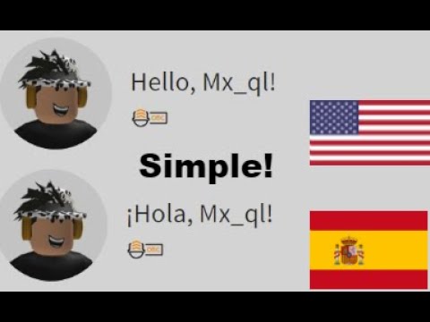 How To Change Language On Roblox Youtube