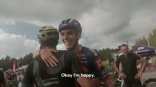 Behind The Scenes At Falling Leaves Gravel With Greg Van Avermaet, Lawrence Naesen Romain Bardet.