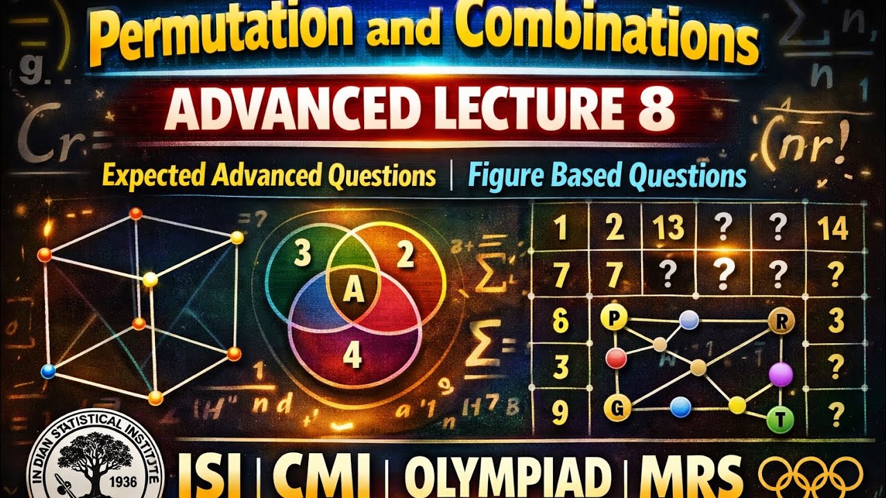 Permutation and combinations advanced lecture 8 | expected advanced ...