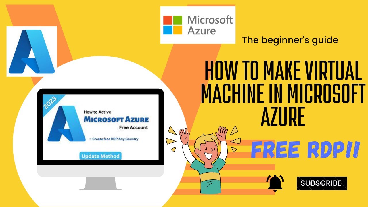 How to Create a Virtual Machine in Microsoft Azure | Create RDP on ...