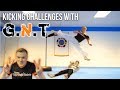 KICKING CHALLENGES WITH GINGER NINJA TRICKSTER