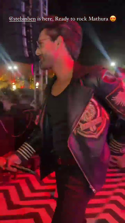 ready to rock Mathura #stebinbenlive #stebinben #stebinbensong #livemusic #liveconcert
