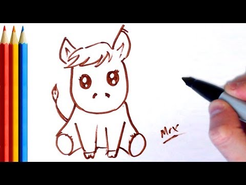 simple horse drawing｜TikTok Search