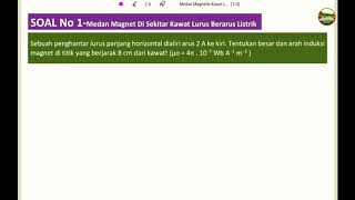 Video Pembelajaran Fisika Pembahasan Soal Medan Magnet-Part 1