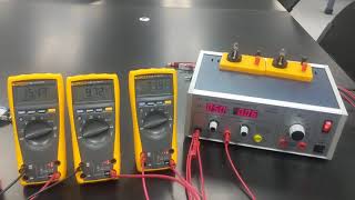 PHYS 152L, Lab 3, activity 2, parallel arrangement
