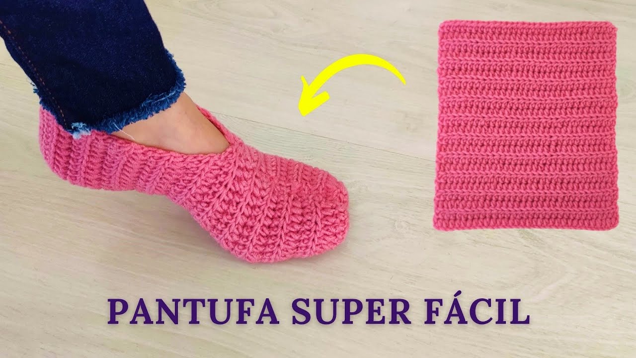 ЛЕГКОЕ ШАГОВОЕ ВЯЗАНИЕ КРЮЧКОМ PANTUFA