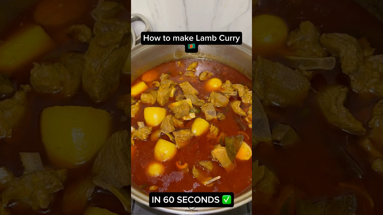 Вкусный рецепт карри из баранины 😋🇧🇩 