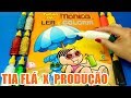 Tia Fla X Produção Quem Pinta Melhor Turma Da Mônica