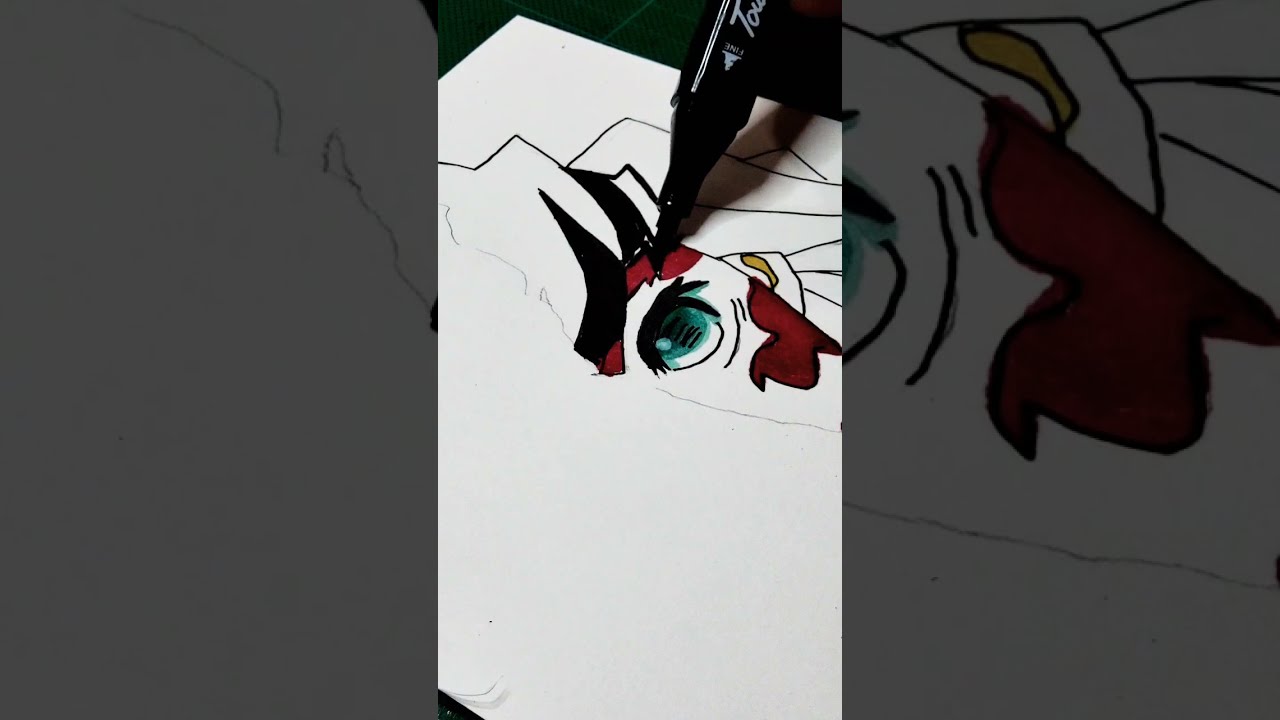 Рисовать муичиро токито поэтапно