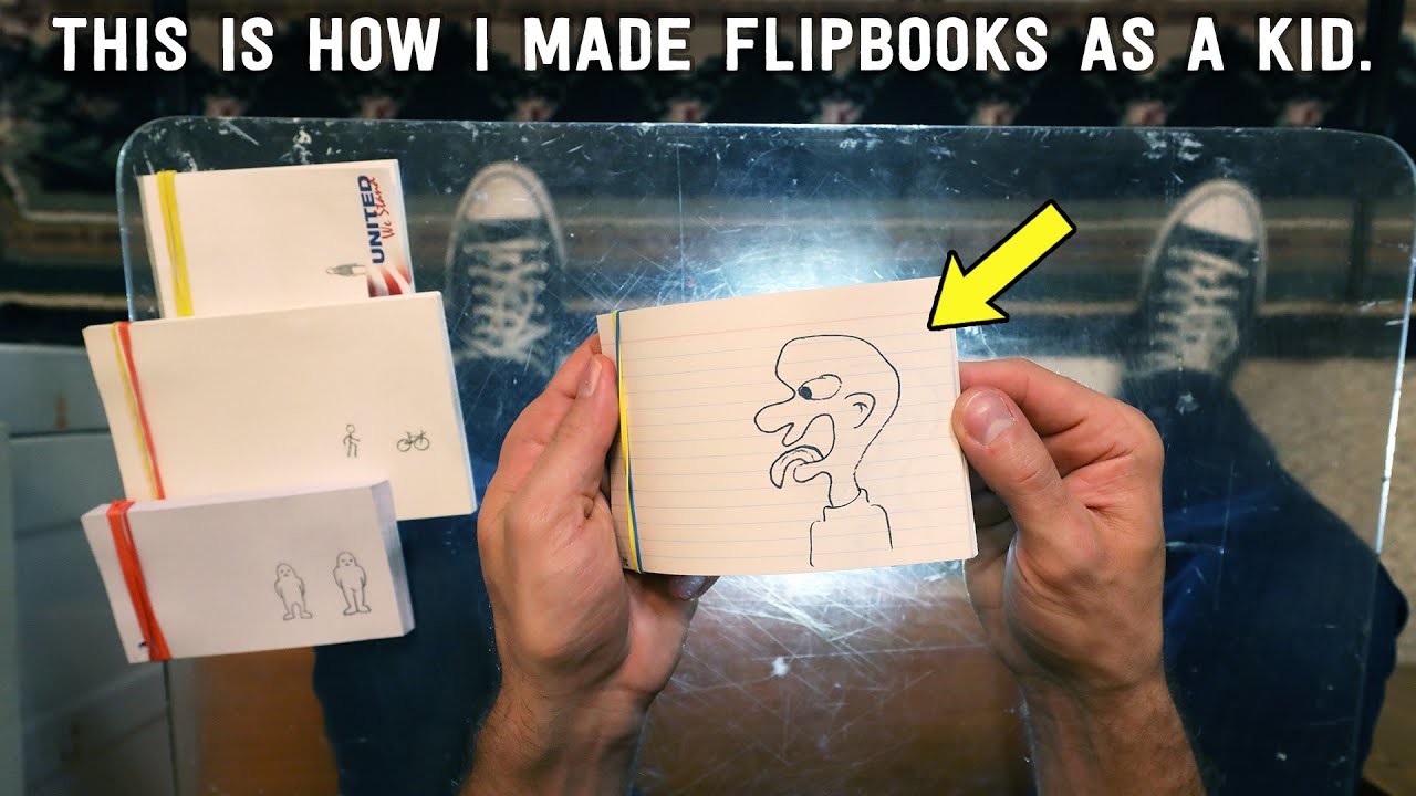 CHALLENGE - Make a FLIPBOOK the same way I did as a KID