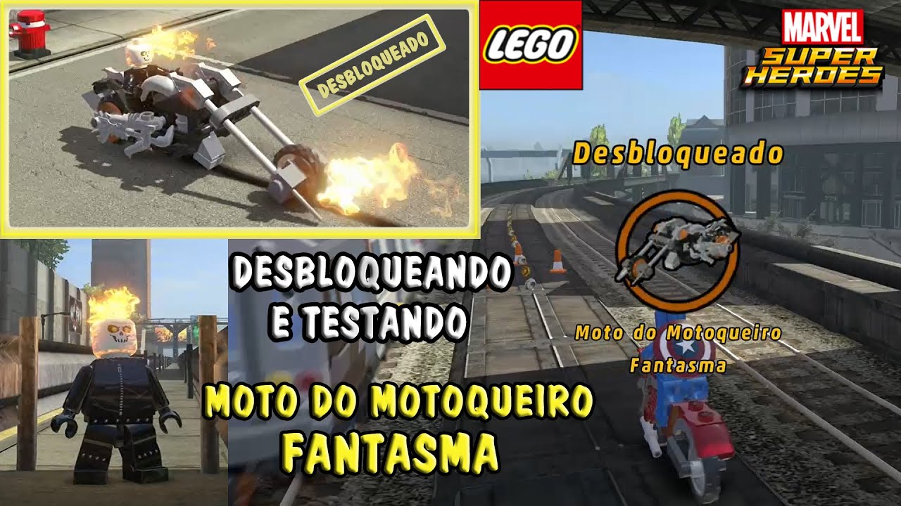 LEGO Super Heroes Marvel - Motoqueiro Fantasma - Dular